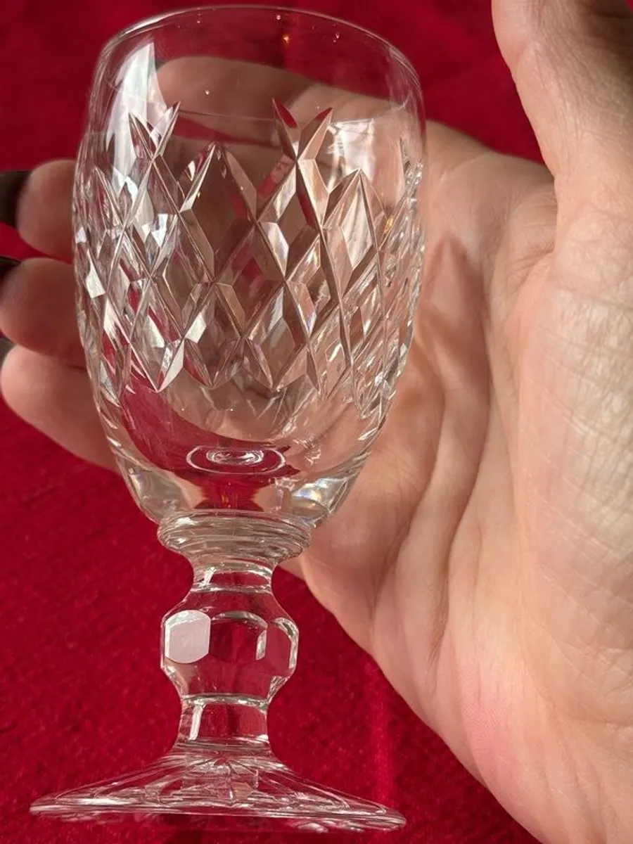 Set of 6 Galway Irish Crystal Liqueur / Cordial Glasses - Image 4