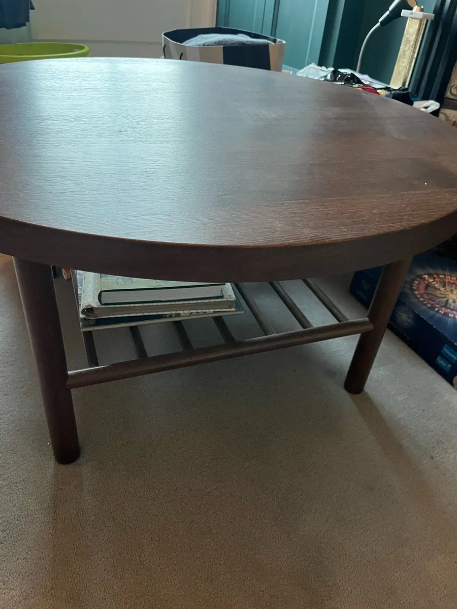 IKea Lysterby round coffee table - Image 3