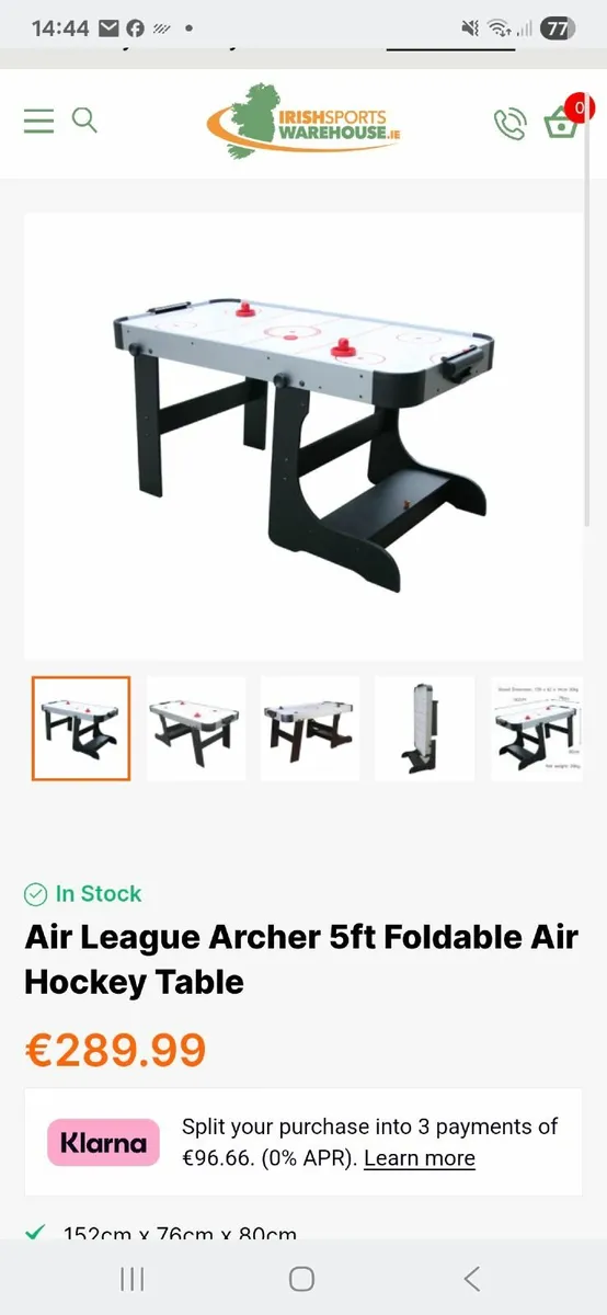 AIR HOCKEY TABLE - Image 1