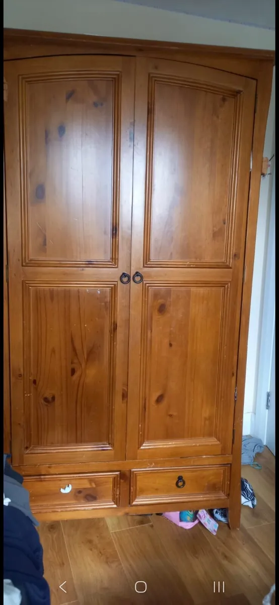 Wardrobe plus 2 side table for sell, - Image 1