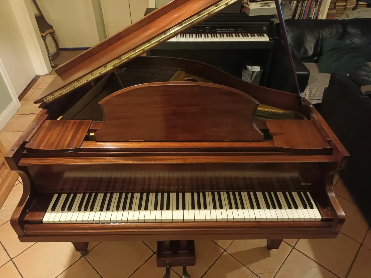 Very Small 1908 Antique Baby Grand Piano - Image 3