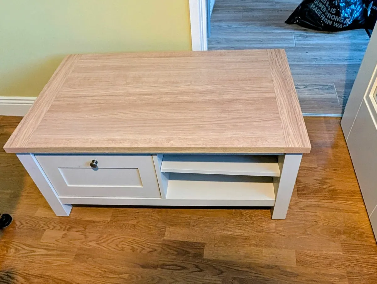 Cream storage table from NEXT