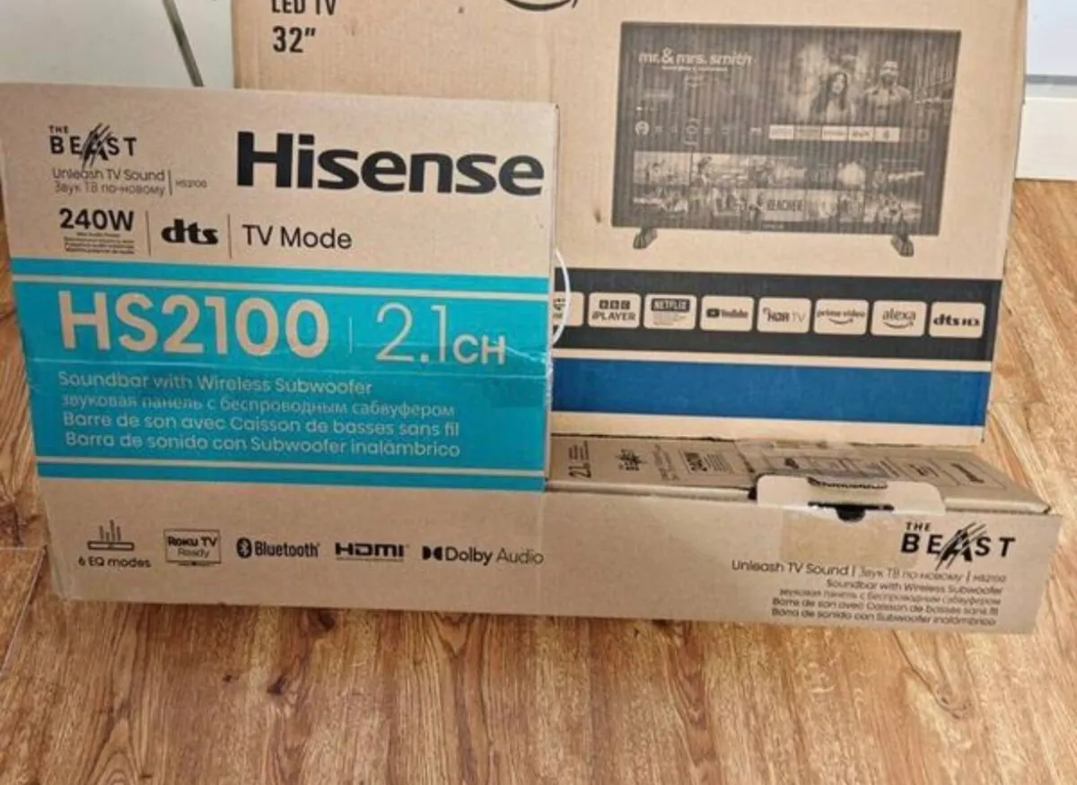 HISENSE HS2100 2.1 Wireless Compact Sound Bar - Image 4