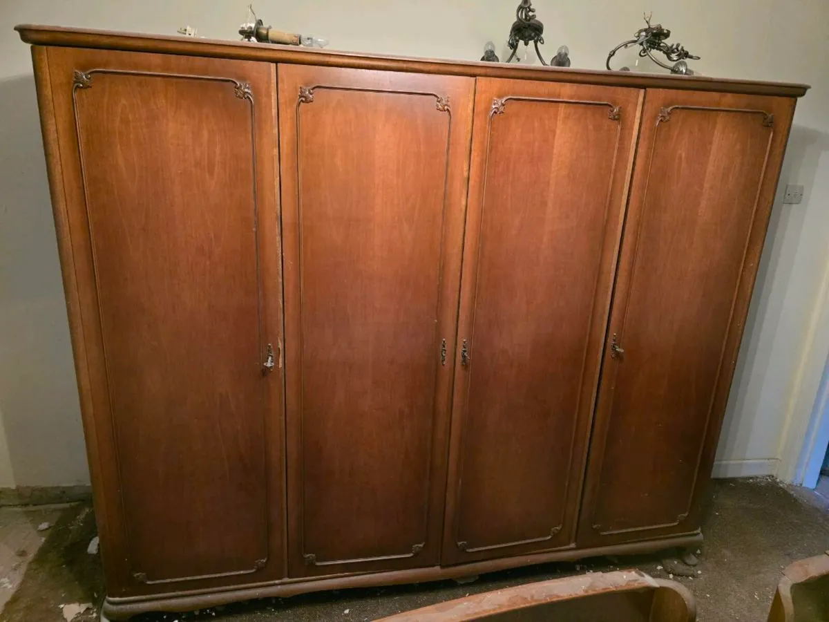 Old Solid Wood Wardrobe  - Dublin 13 - Image 1