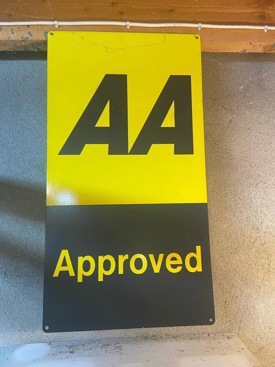 Lovely Metal AA Sign