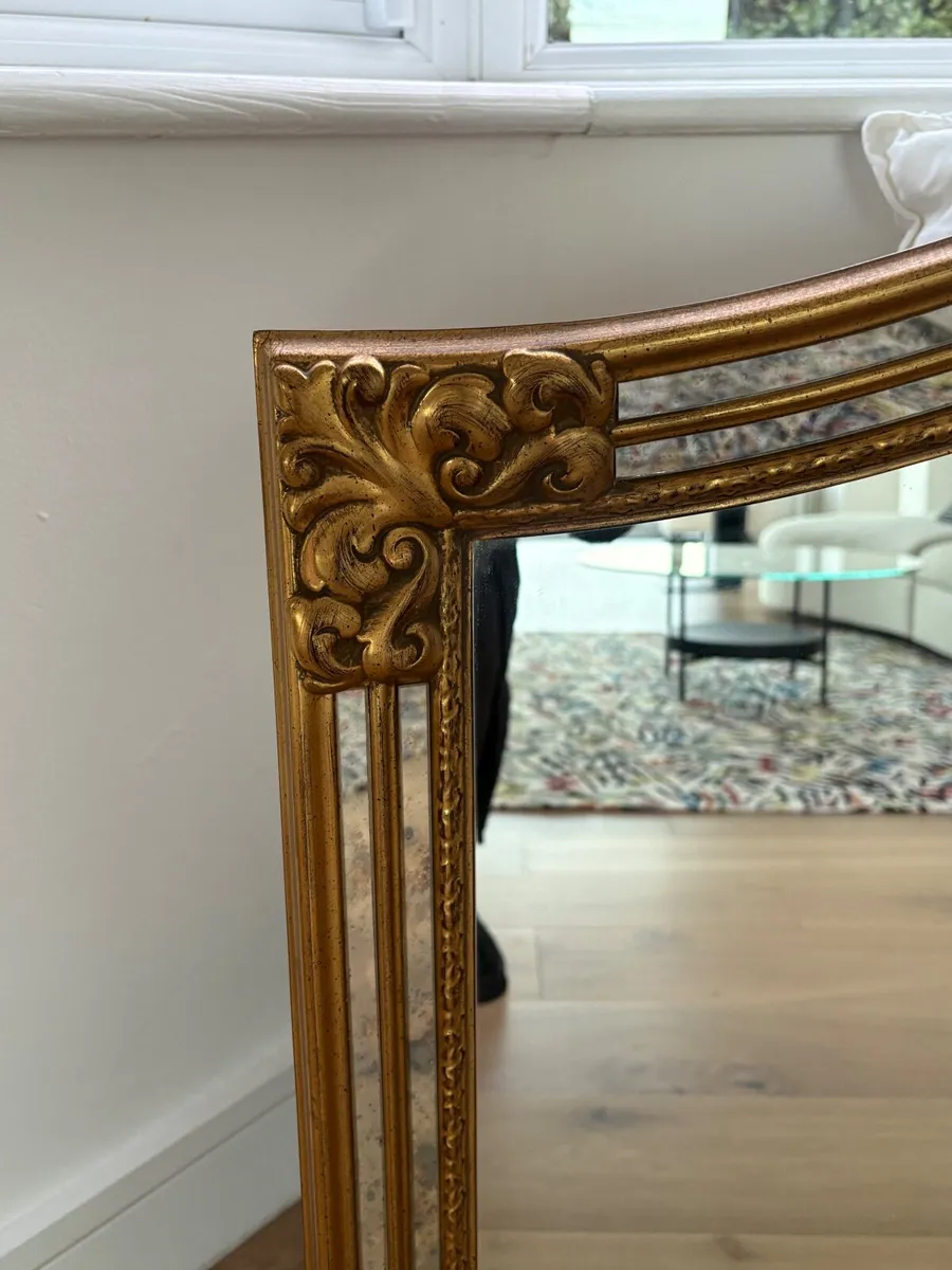 Gold Edged Mirror As New - Image 4