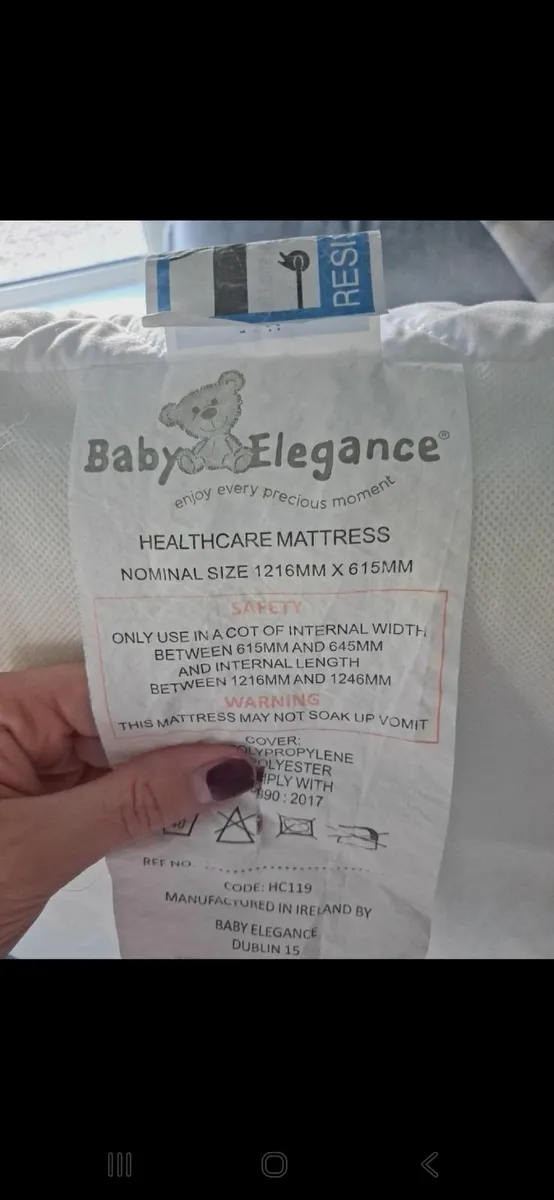 Cot mattess - Image 2
