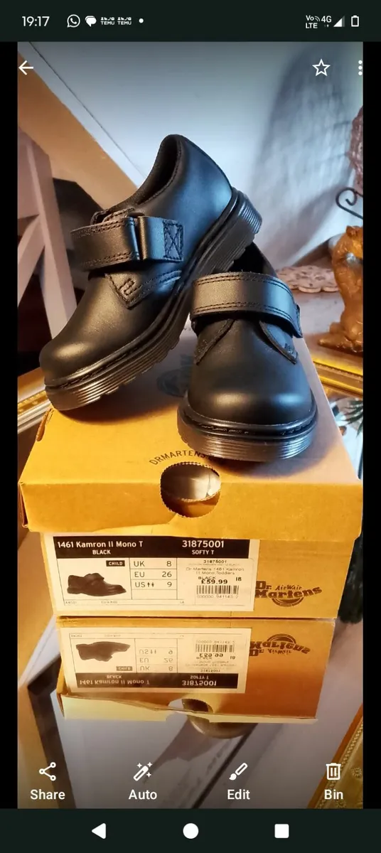Dr Martin Kids Shoes. Size Uk 6 & 8 Still in boxes - Image 1