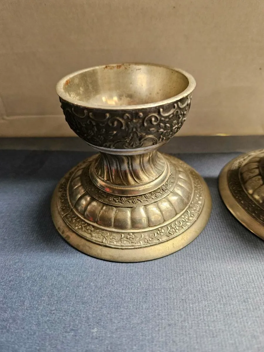 Mullingar Pewter Candle Holders - Image 2