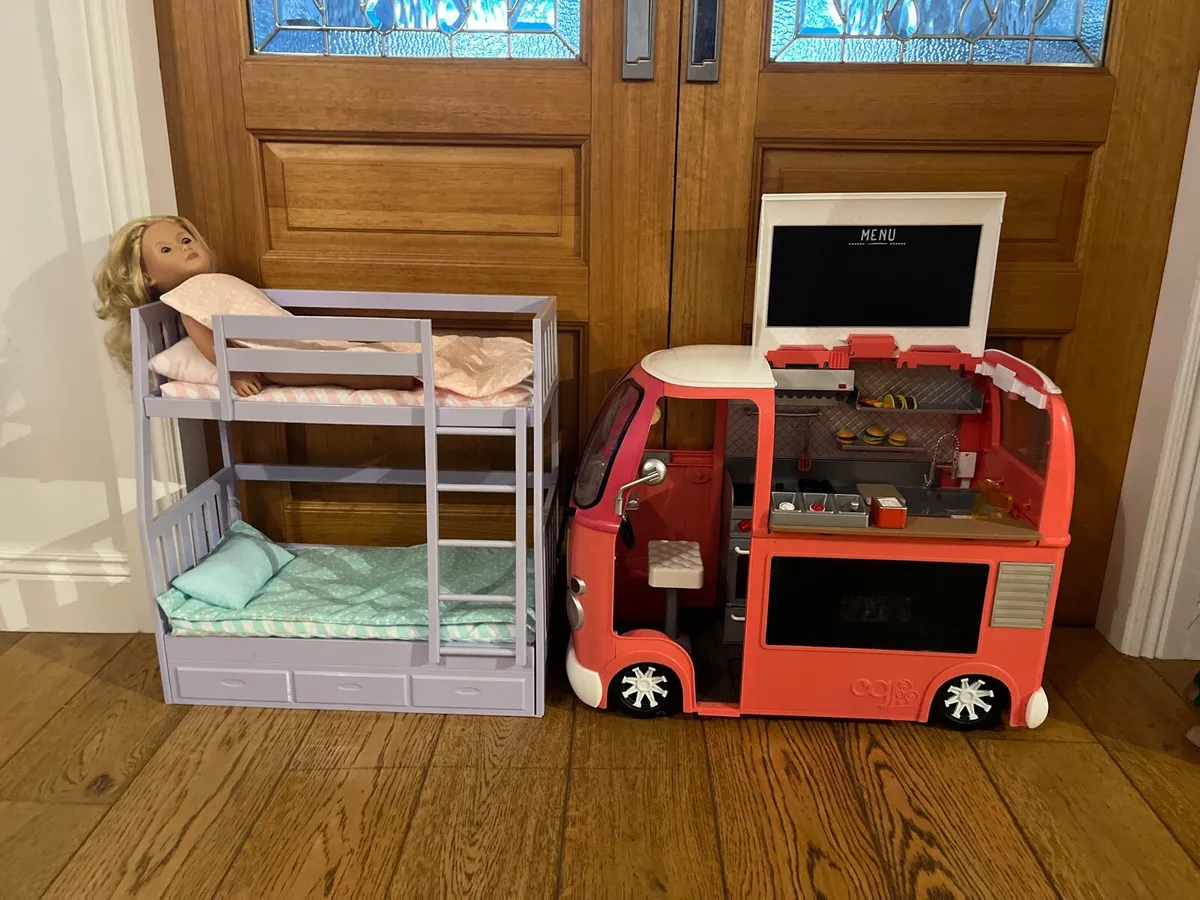 Our generation bunkbed,food truck and doll - Image 1