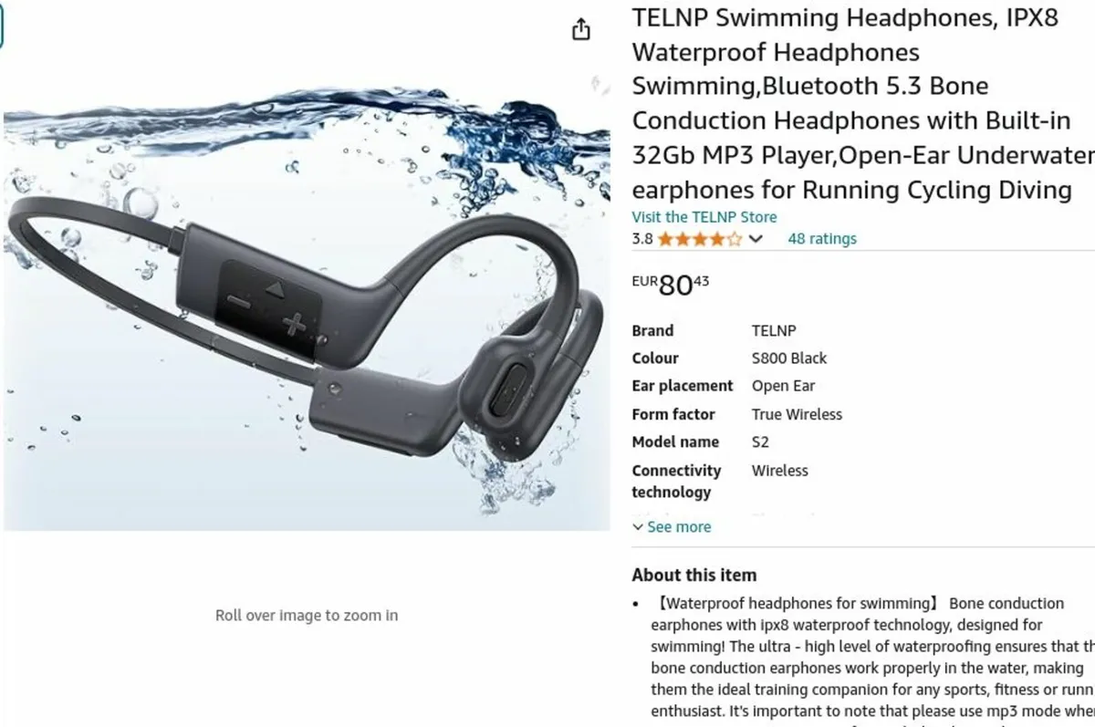 New Waterproof Headphones - Image 1