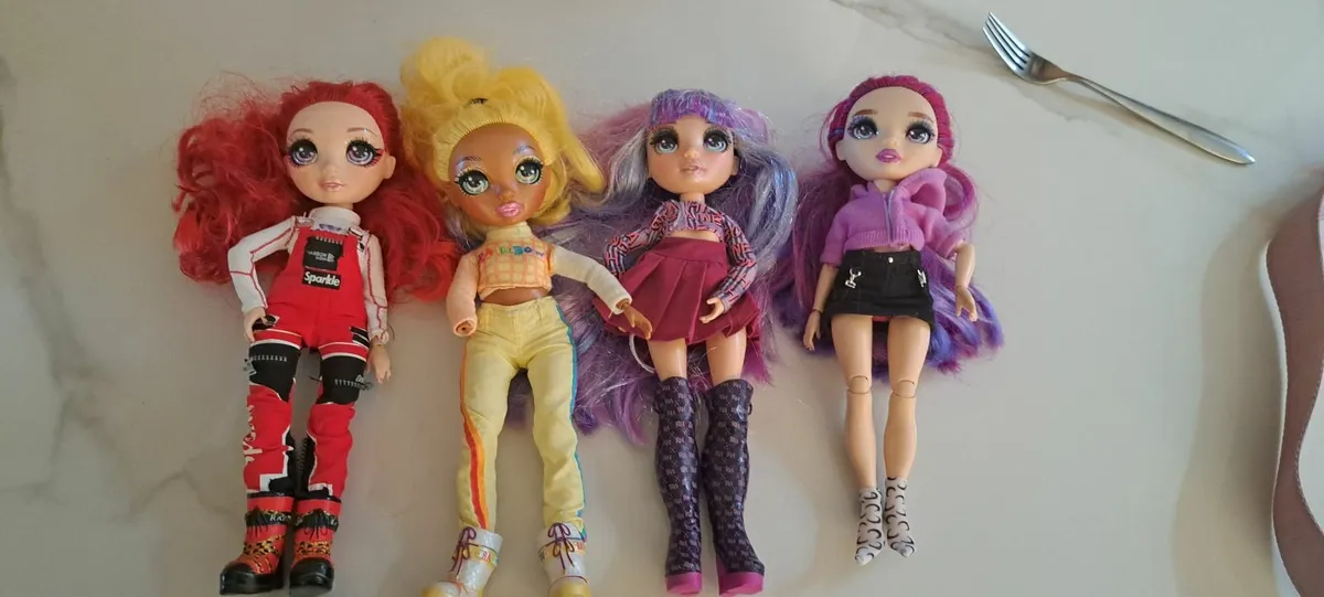 Rainbow High dolls x 4