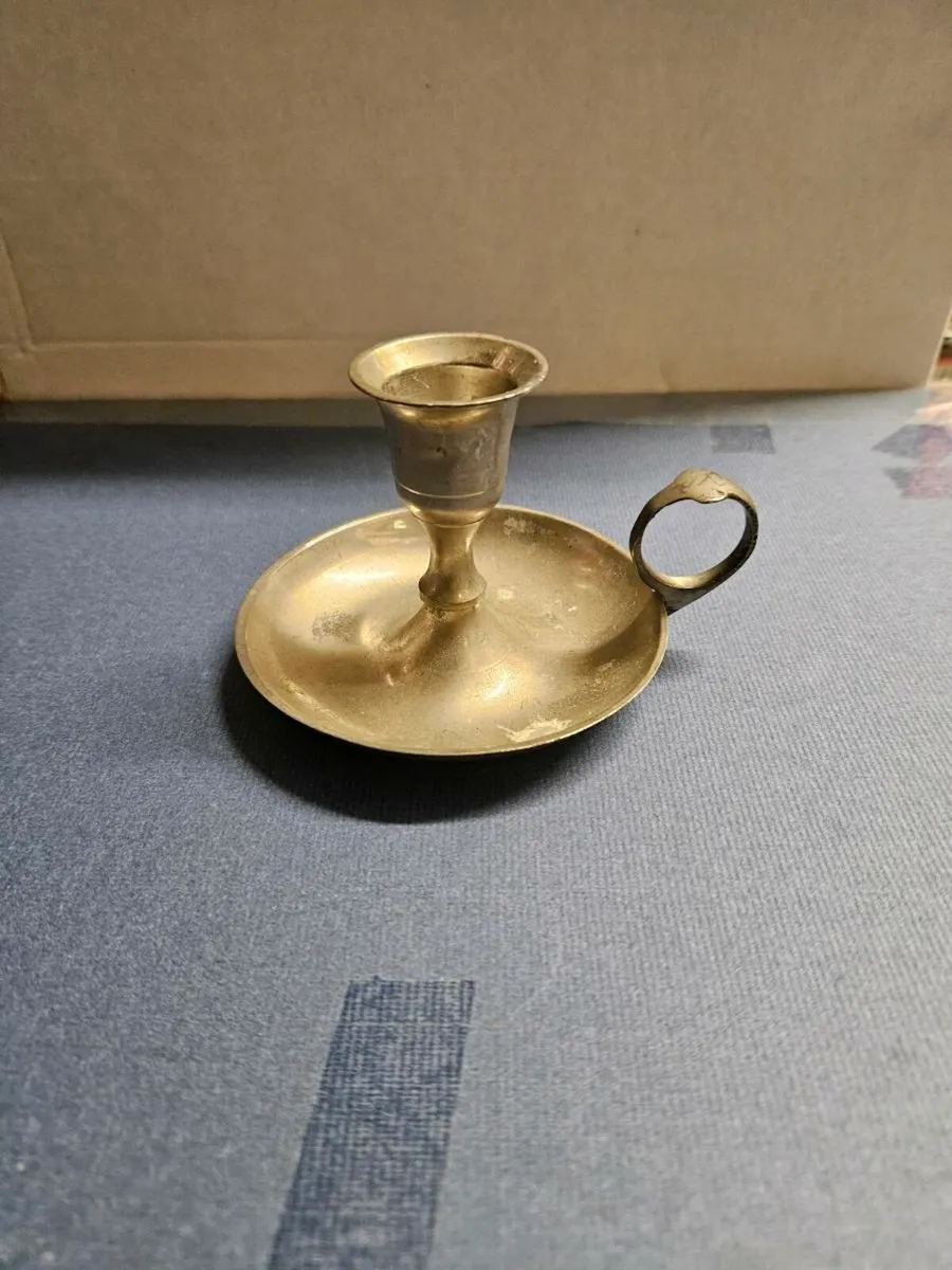 Vintage Hand Candle Holder - Image 1