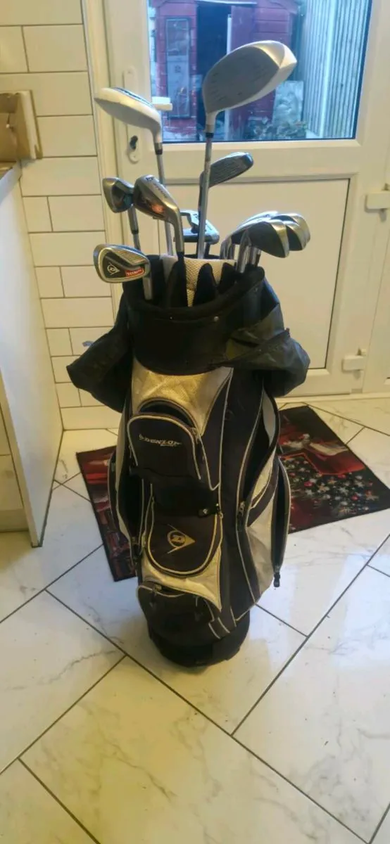 Golf clubs set with bag - Image 4
