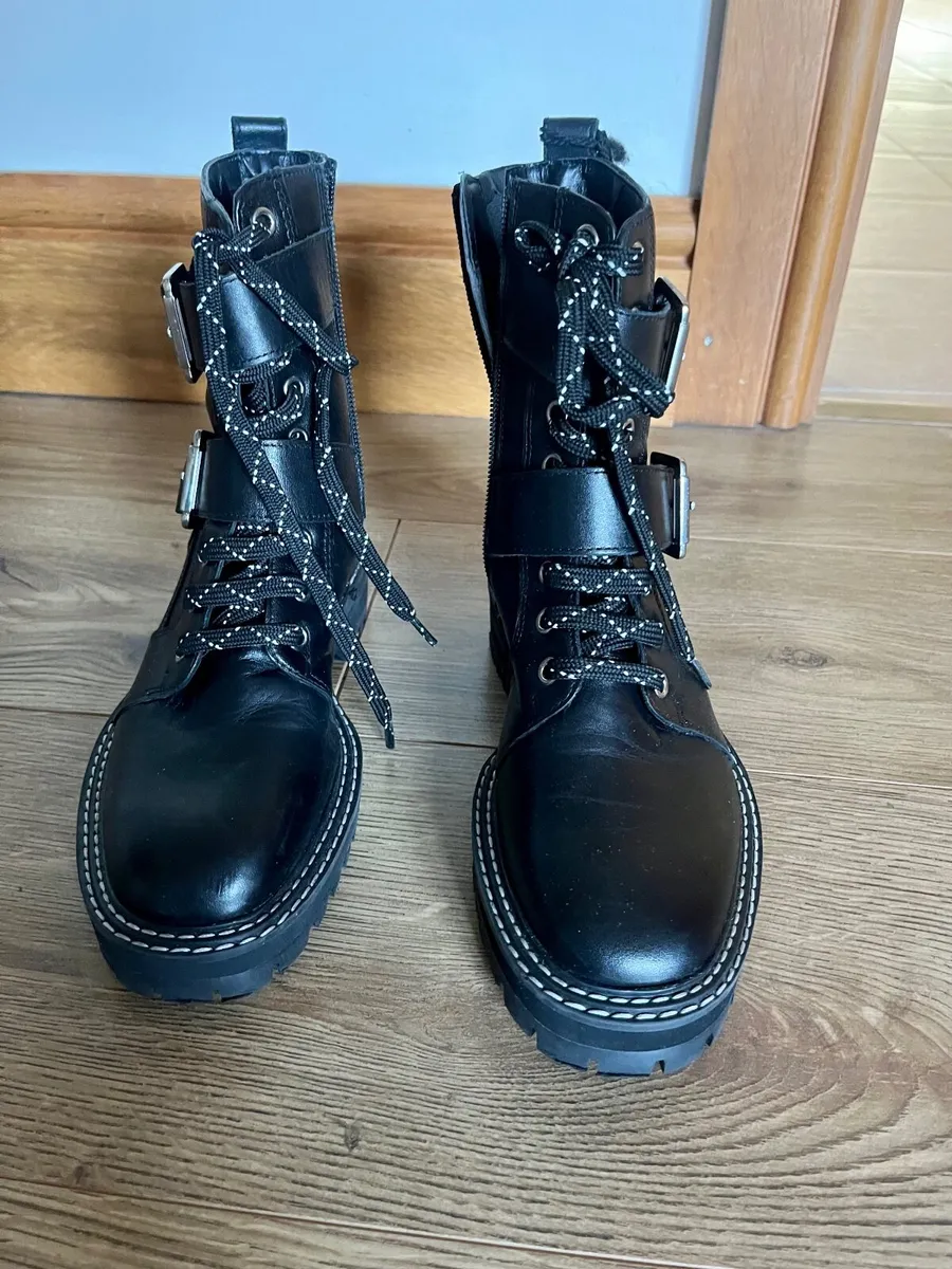 New M&S black leather boots - Image 3