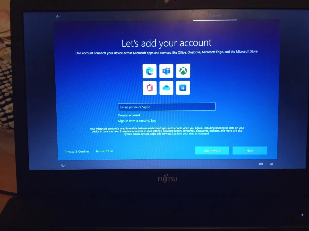 Fujitsu Lifebook A555 - Image 3