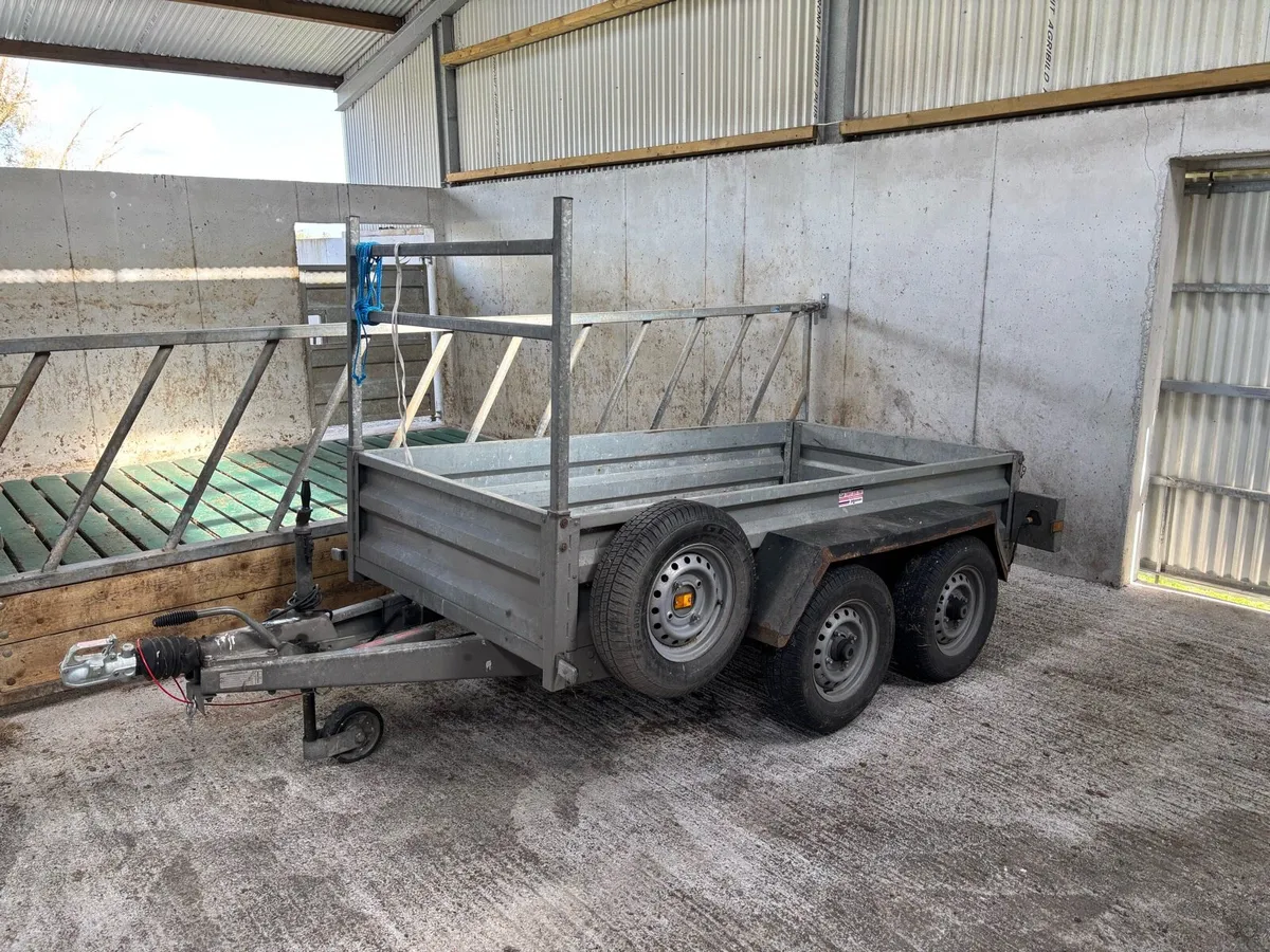 Indespension Braked 8' x 4' Twin Axle Trailer - Image 1