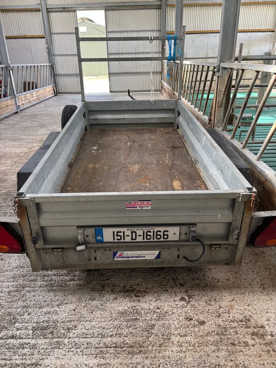 Indespension Braked 8' x 4' Twin Axle Trailer - Image 4
