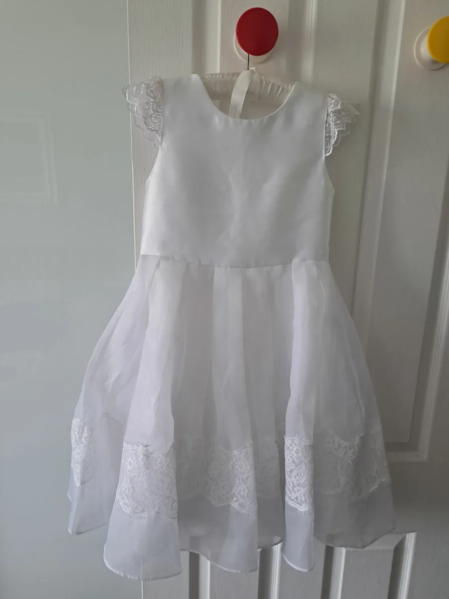 Girls White Communion Dress - Image 2