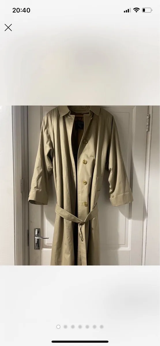 Burberrys trench coat - Image 1