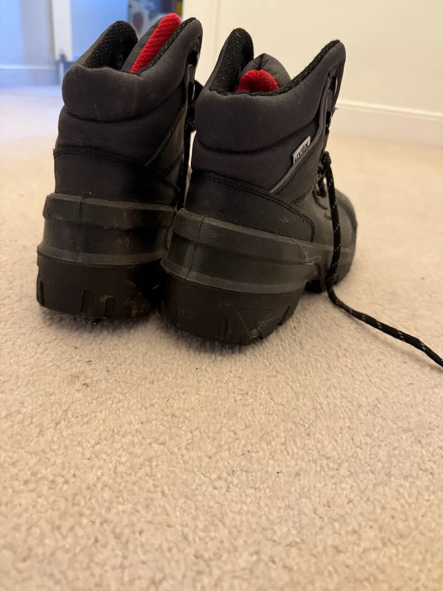 Uvex steel toe cap work boots - size 9 - Image 3
