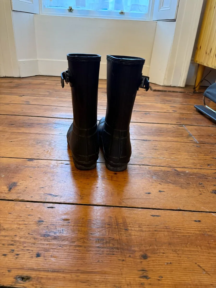 Men’s black hunter boots 42 / 8 - Image 3