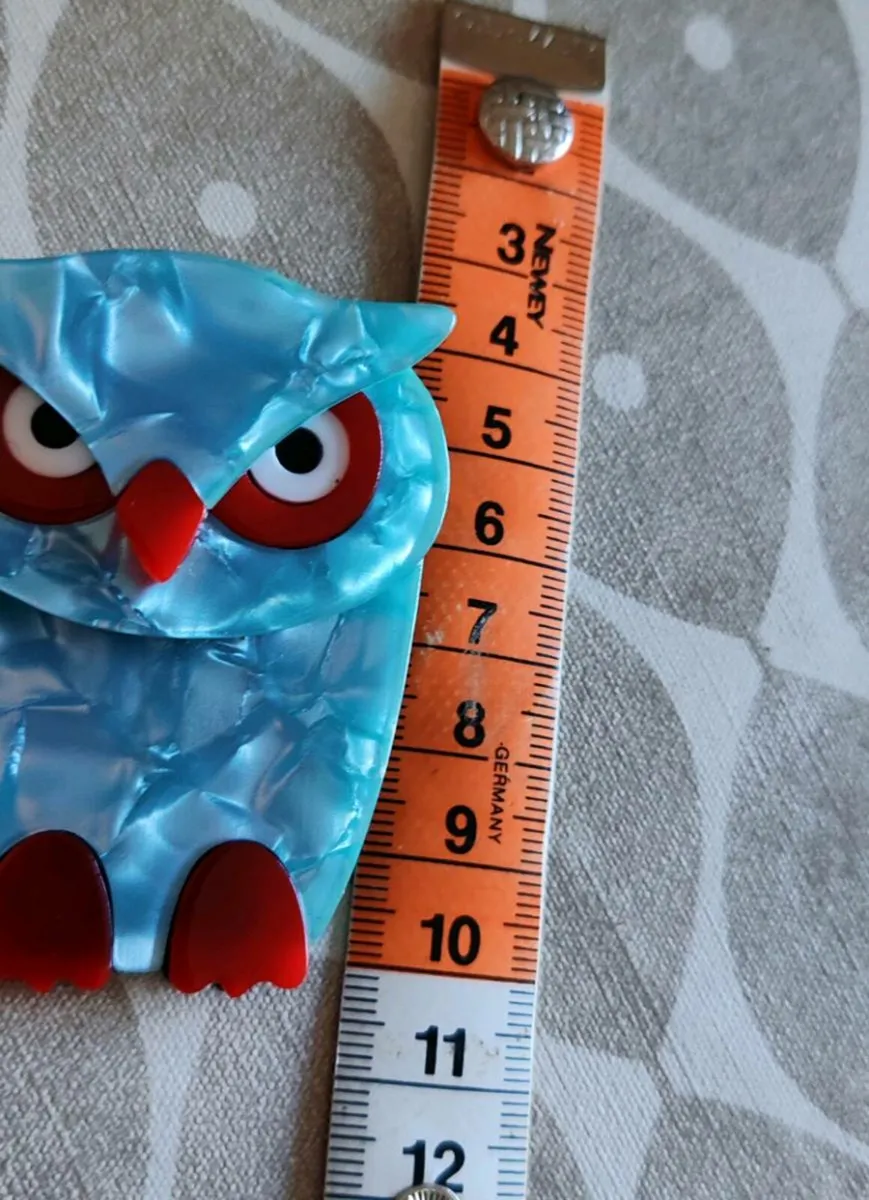 Retro owl brooch - Image 3