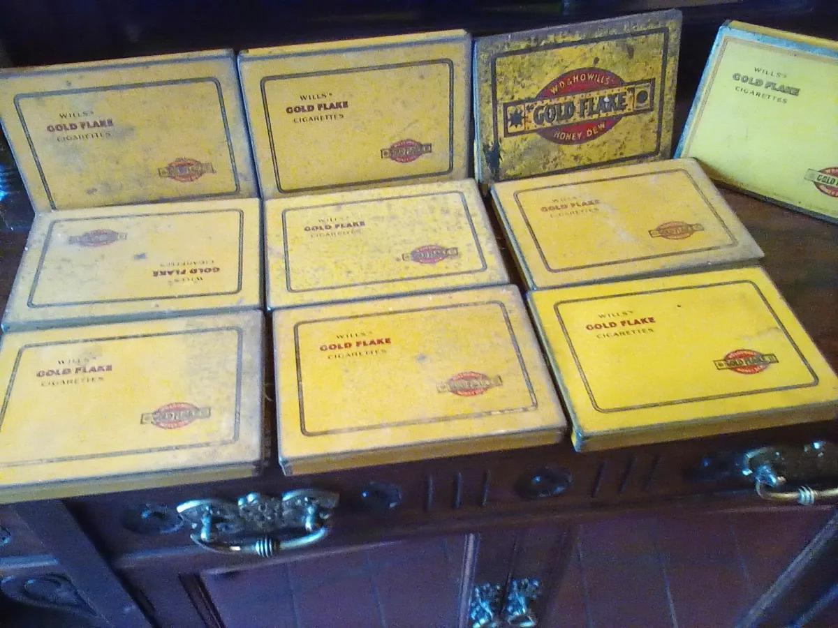 Old tins job lot - Image 1