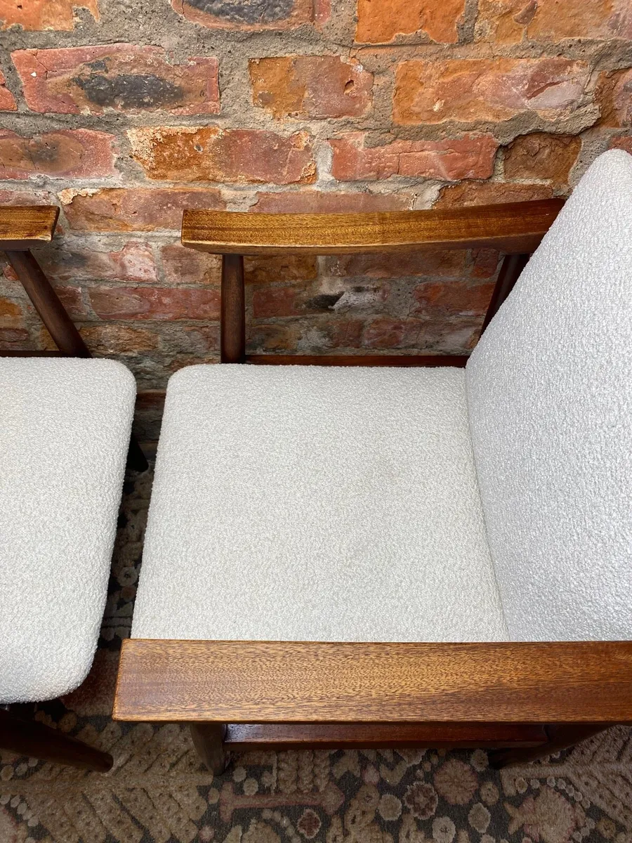 Superb Pair of Mid Century Danish Armchairs - Image 3