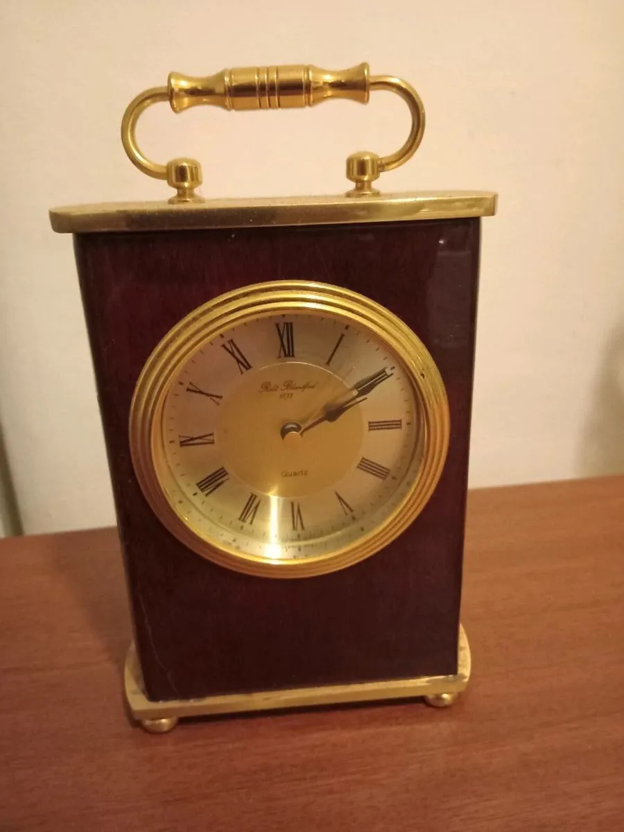 vintage rolt blandford  mantel desk clock - Image 1