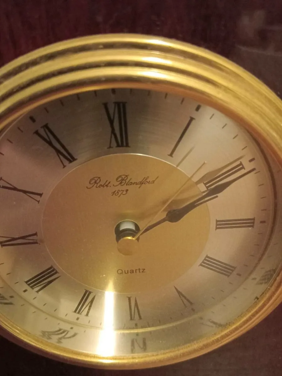 vintage rolt blandford  mantel desk clock - Image 3