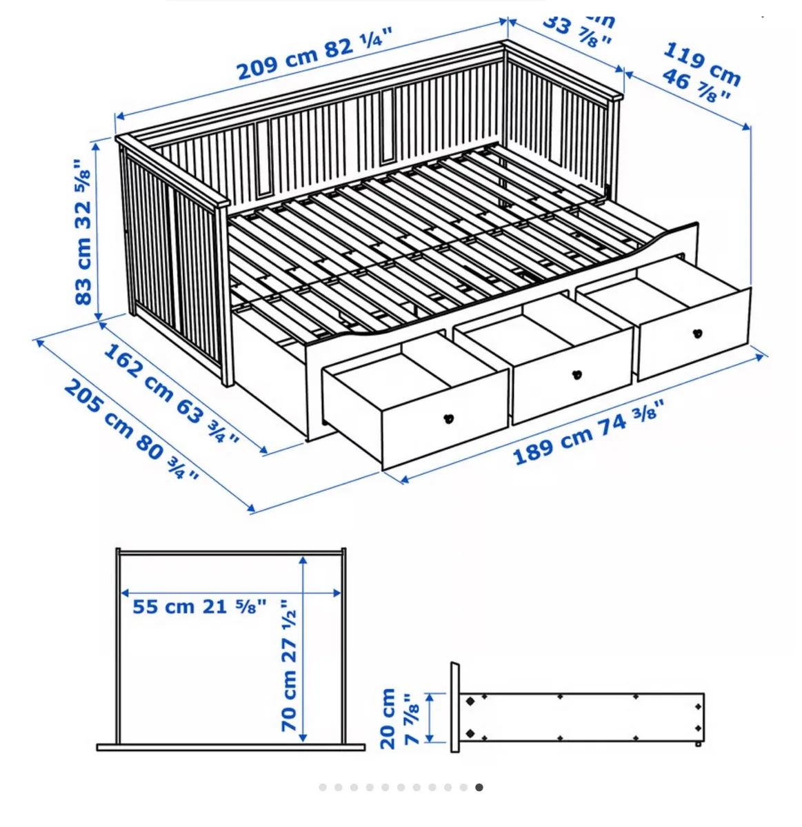 Day bed Hemnes - Image 4
