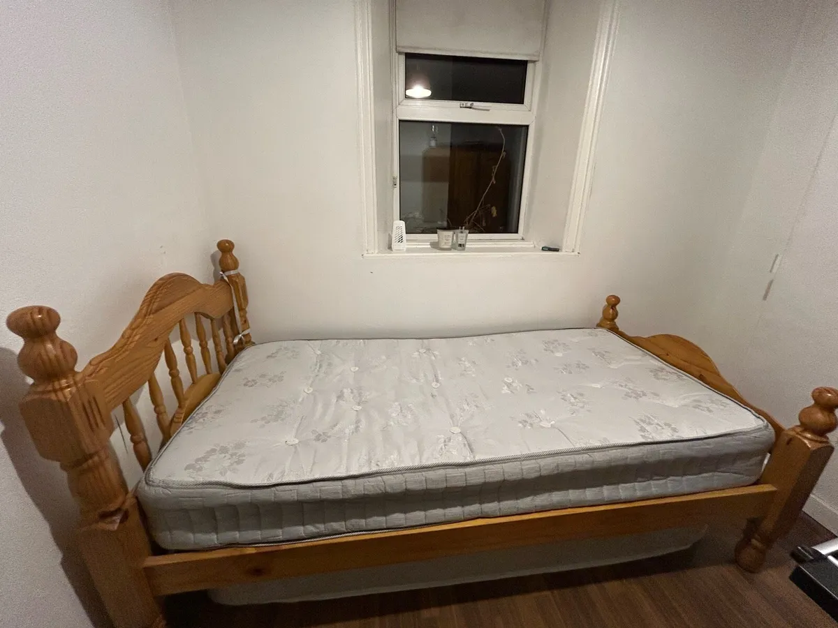 Single bed& mattress