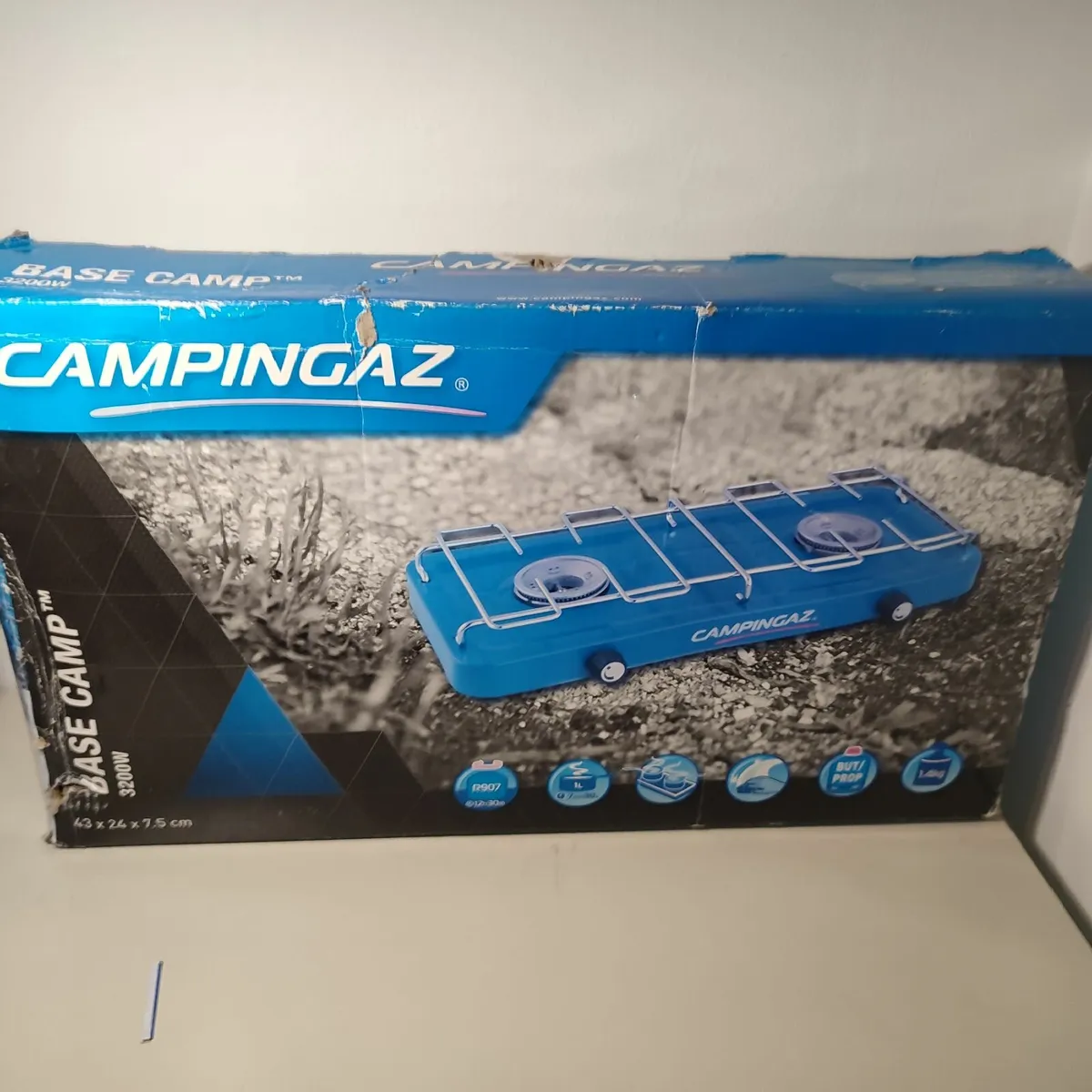 Campingaz 3200W 2 Burner Base Camp Outdoors Garden - Image 2