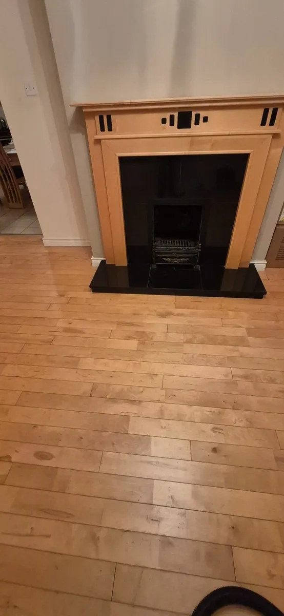 Fireplace surround and grate. - Image 1