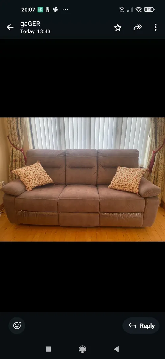 Recliner 3 seater