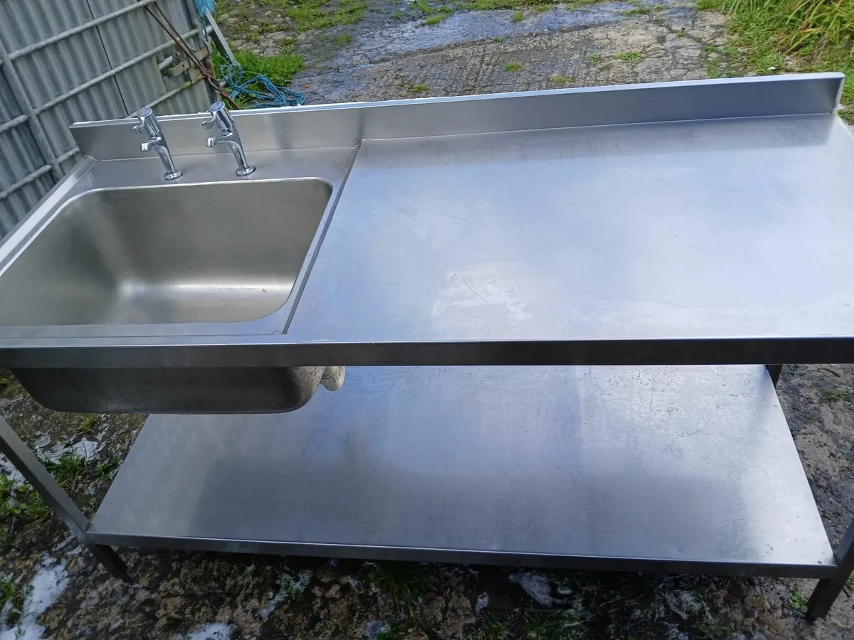 Staneless steel  /cabbinet sink unit delivered - Image 1