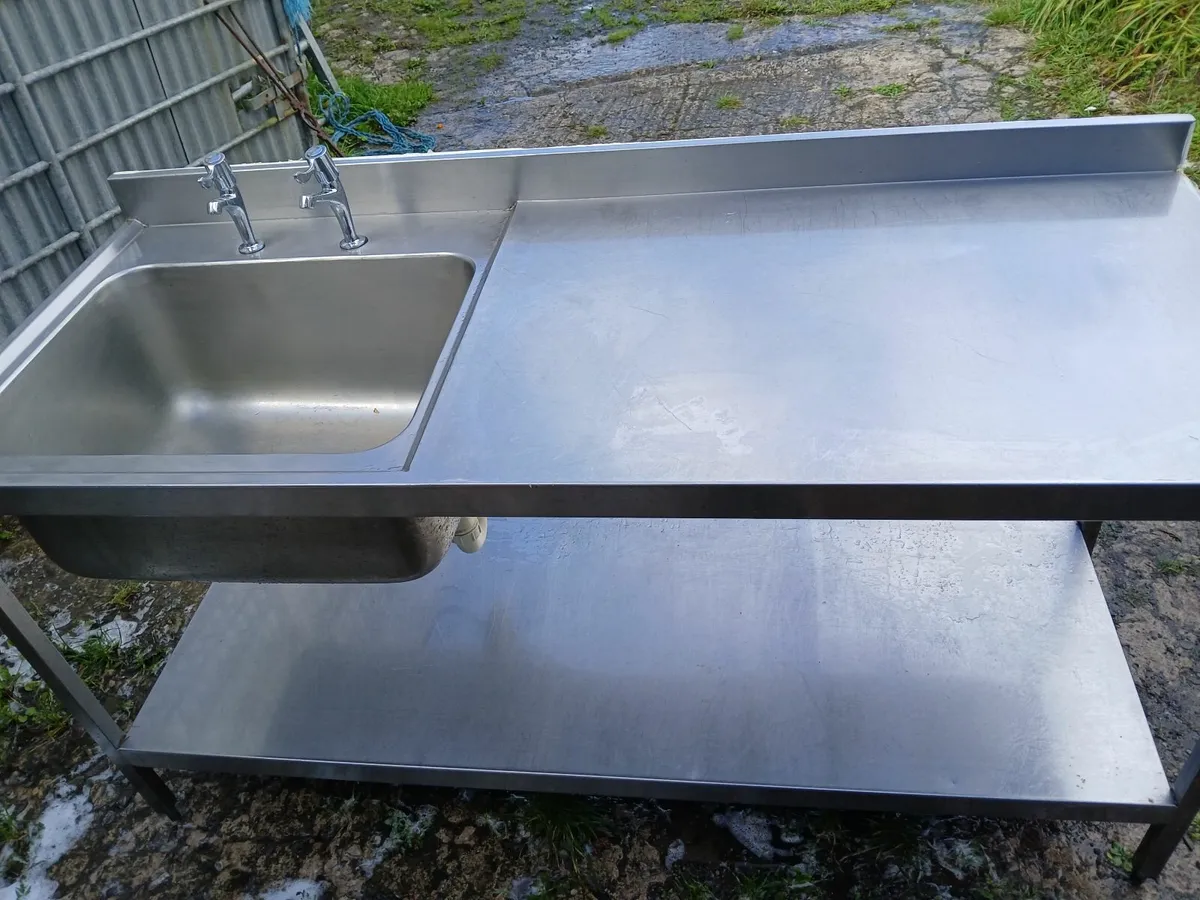 Staneless steel  /cabbinet sink unit delivered - Image 2