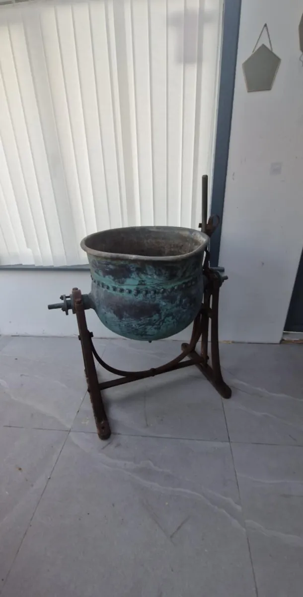 Antique steam cooper kettle - Image 2