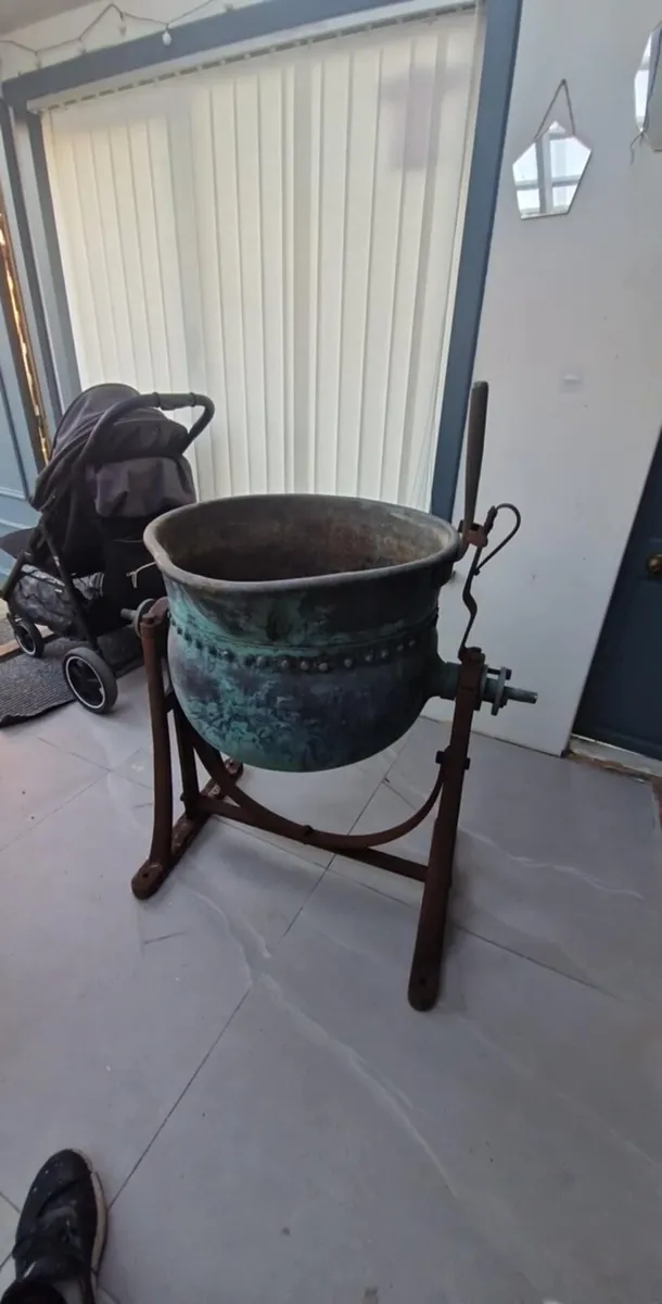 Antique steam cooper kettle - Image 3