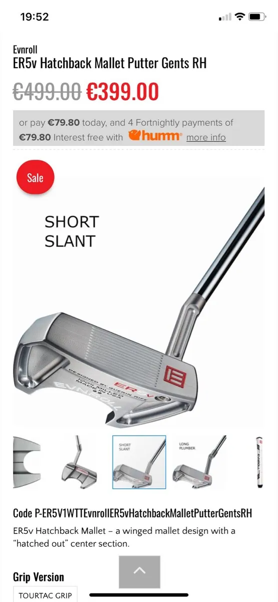 Evnroll ER5s Mallet 34” Putter - Image 3