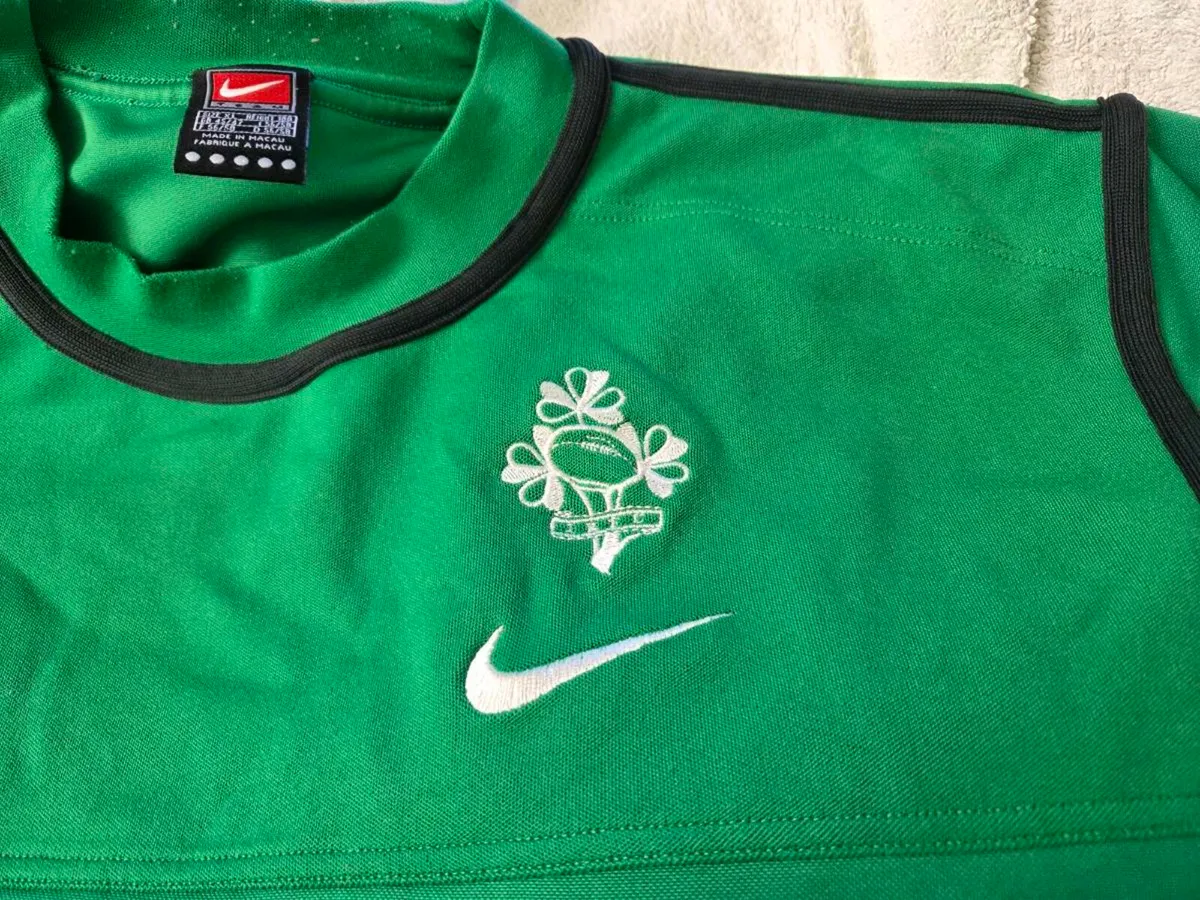 Ireland Home Rugby Training Jersey 1999 to 2000 XL - Image 3