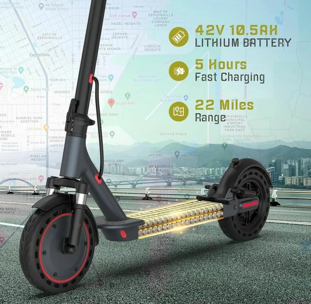 LADPED LP10 500W Electric Scooter - Image 4