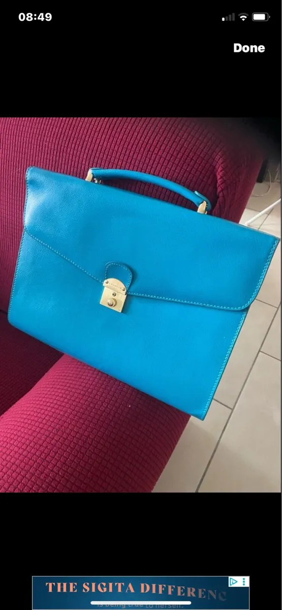 Laurige Leather Briefcase - Image 1