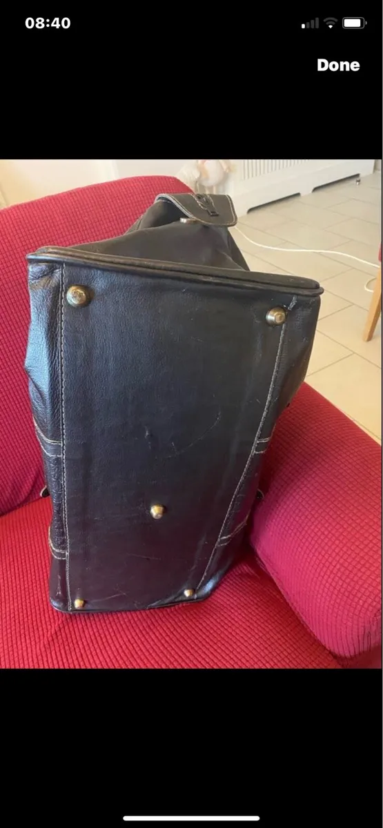 Large Leather Hold All - Image 4