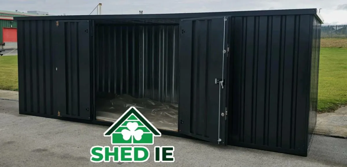 20 ft flatpack container shed, practical storage - Image 4