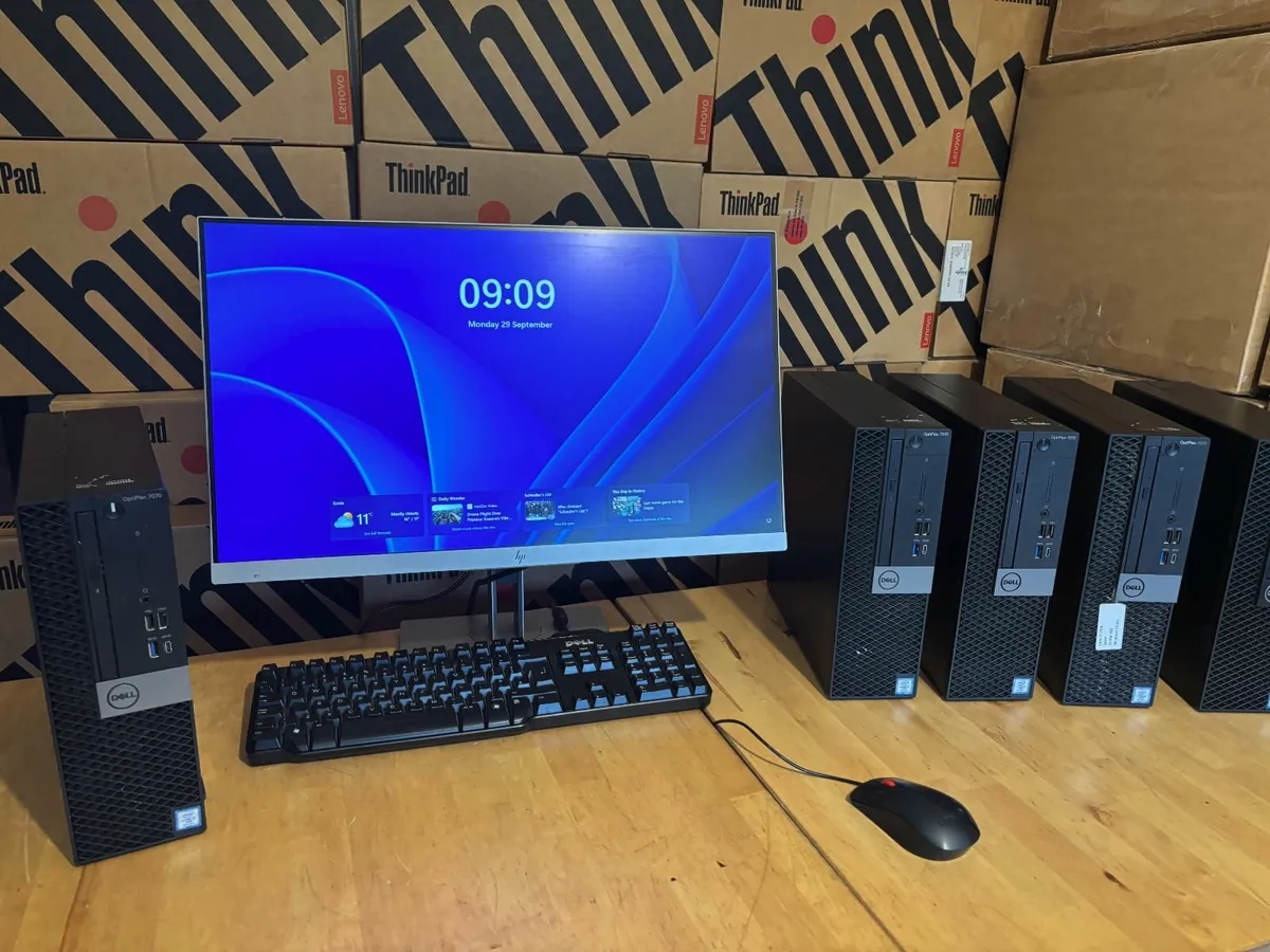 Dell Optiplex 7070 PC's-Octo Core i7-16Gb-Delivery - Image 2