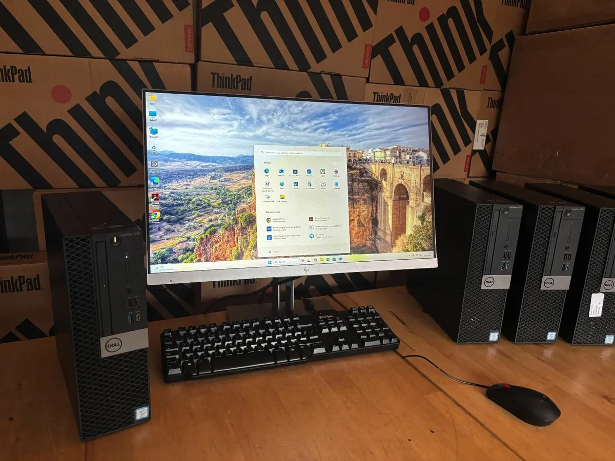 Dell Optiplex 7070 PC's-Octo Core i7-16Gb-Delivery - Image 4
