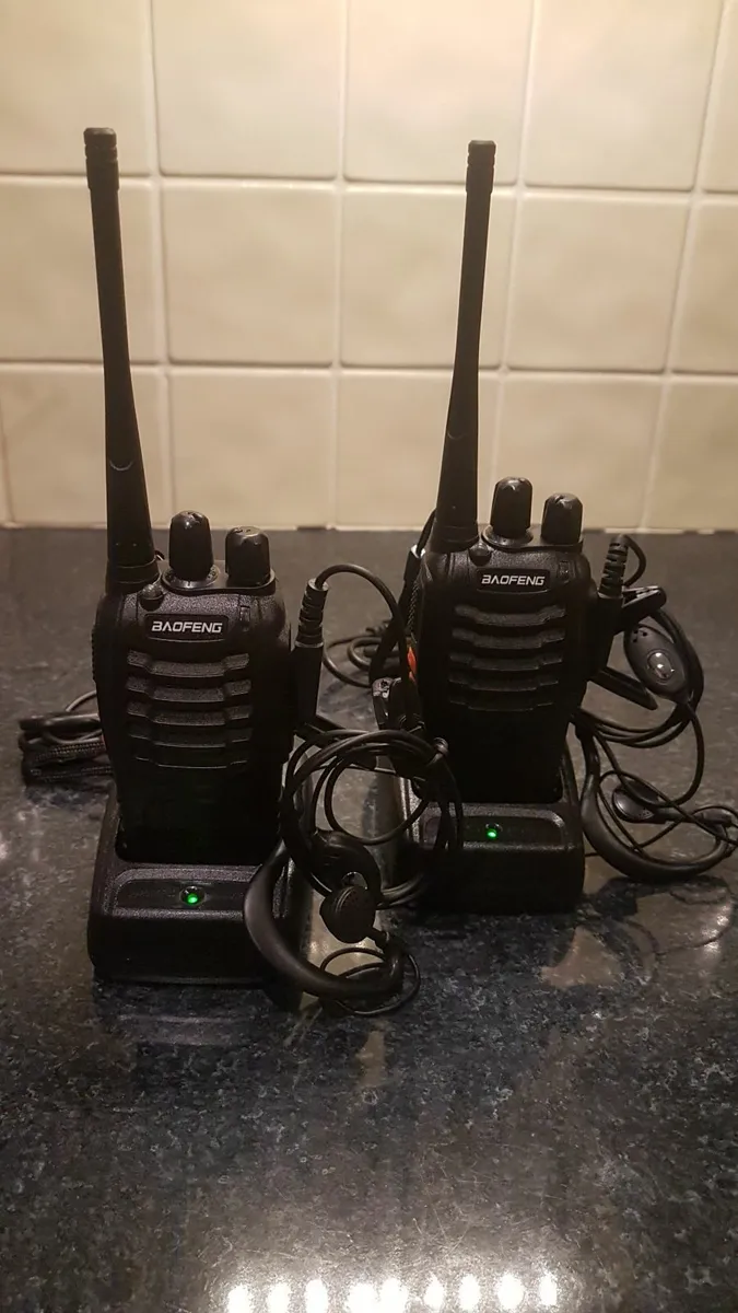 Walkie Talkie Radios Long Range Handheld 2PCS - Image 1