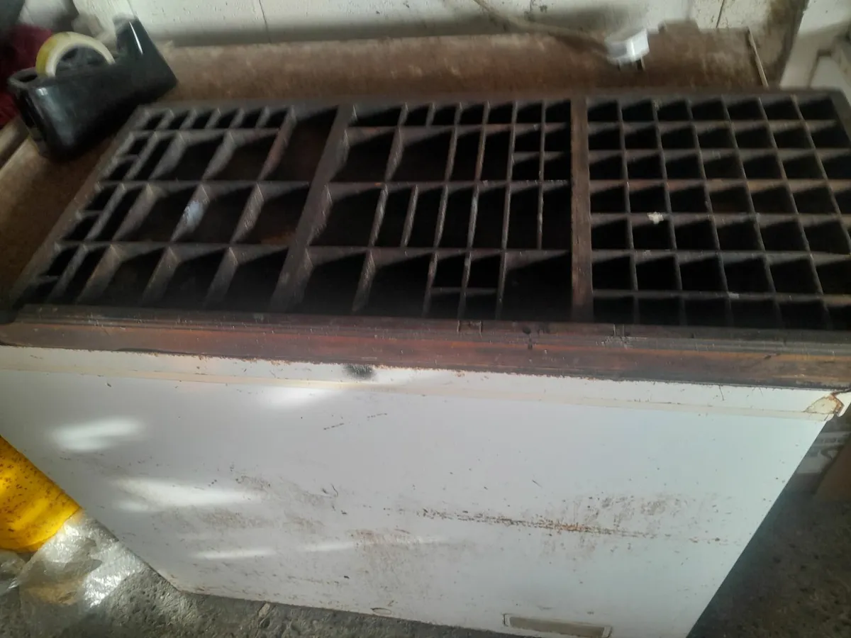 Vintage  printer's  drawer - Image 2